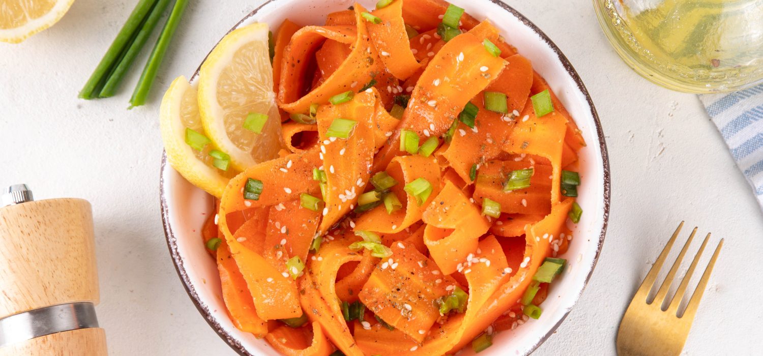 The raw carrot salad our editor keeps making